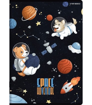 5x ZESZYT TOP 2000 A5 16 KARTEK SPACE ADVENTURE KRATKA KAŻDY INNY
