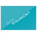 Blok rysunkowy Interdruk 20 białych kartek A4, 60g/m2