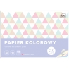 PAPIER KOLOROWY PASTELOWY, A4, 10 KARTEK, 115G, INTERDRUK