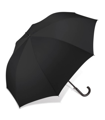 Bardzo duża, automatyczna parasolka Happy Rain - 130 cm, czarna