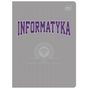 ZESZYT A5 DO INFORMATYKI, 60 KARTEK, KRATKA, PRZYDATNE ŚCIĄGI