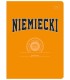ZESZYT A5 DO NIEMIECKIEGO, 60 KARTEK, KRATKA, PRZYDATNE ŚCIĄGI