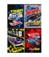 4 SZT X ZESZYT A5 16 KARTEK, KRATKA, HOT WHEELS