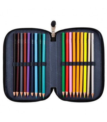 Piórnik trzykomorowy z wyposażeniem St.Right PLAY NEW LEVEL