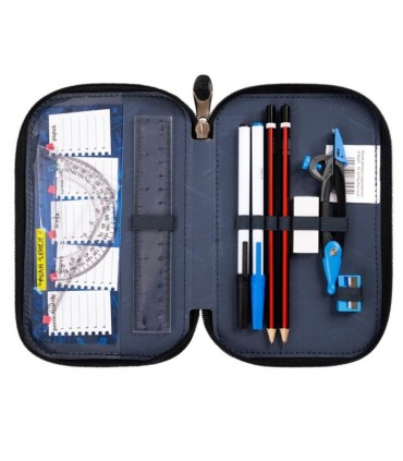 Piórnik trzykomorowy z wyposażeniem St.Right PLAY NEW LEVEL