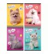 4 X ZESZYT A5, 32 KARTKI, W TRZY LINIE, TRZYLINIA, MY LITTLE FRIEND KOTEK I PIESEK