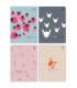 4 X ZESZYT A5, 32 KARTKI, TRZYLINIA, INTERDRUK TRENDY GIRL