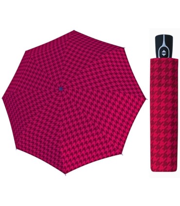 Wytrzymała AUTOMATYCZNA parasolka Doppler Fiber Magic w pepitkę