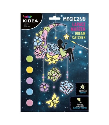 Magiczny Lapacz Marzeń świecący w ciemności + akcesoria KIDEA