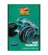 BLOK TECHNICZNY A4 10 BIAŁYCH KARTEK, 190G, UNIPAP HOT WHEELS
