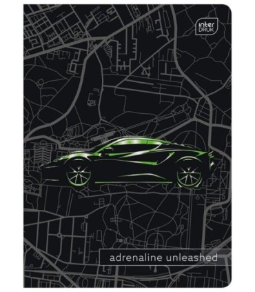 4X ZESZYT A5 DLA CHŁOPCA, 32 KARTKI, KRATKA Z MARGINESEM, INTERDRUK