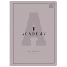 4X ZESZYT A5, 60 KARTEK, LINIA Z MARGINESEM, INTERDRUK ACADEMY