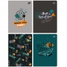 4X ZESZYT A5, 32 KARTKI, W TRZY LINIE, URBAN STYLE, INTERDRUK