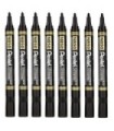 8 szt. x Marker permanentny N850 czarny PENTEL