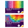 2 SZT. X BLOK RYSUNKOWY KOLOROWY, A4, 10 KARTEK, 80g, INTERDRUK