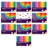 10 SZT. X BLOK RYSUNKOWY KOLOROWY, A4, 10 KARTEK, 80g, INTERDRUK