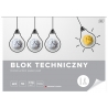 2 SZT. X BLOK TECHNICZNY BIAŁY A3 INTERDRUK 10 ARKUSZY 170g