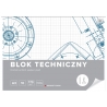 2 SZT. X BLOK TECHNICZNY BIAŁY A3 INTERDRUK 10 ARKUSZY 170g