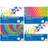 4 SZT. BLOK TECHNICZNY KOLOROWY A3 INTERDRUK 10 ARKUSZY, 160g/m2