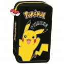POTRÓJNY PIÓRNIK Z WYPOSAŻENIEM ST.MAJEWSKI POKEMON PIKACHU