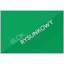 Blok rysunkowy Economy Interdruk 20 białych kartek A3, 60g/m2