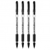 4 SZT. X DŁUGOPIS ŻELOWY BIC GEL-OCITY STIC CIENKA KOŃCÓWKA 0,5MM, CZARNY