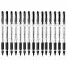 15 SZT. X DŁUGOPIS ŻELOWY BIC GEL-OCITY STIC CIENKA KOŃCÓWKA 0,5MM, CZARNY