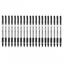20 SZT. X DŁUGOPIS ŻELOWY BIC GEL-OCITY STIC CIENKA KOŃCÓWKA 0,5MM, CZARNY