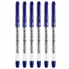 6 SZT. X DŁUGOPIS ŻELOWY BIC GEL-OCITY STIC CIENKA KOŃCÓWKA 0,5MM, NIEBIESKI