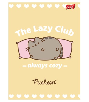 8X ZESZYT A5 32 KARTKI PUSHEEN: 4x TRZY LINIA + 4x KRATKA