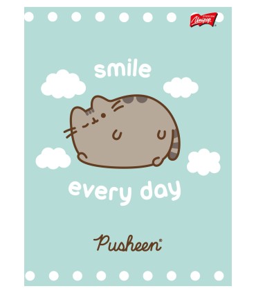 8X ZESZYT A5 32 KARTKI PUSHEEN: 4x TRZY LINIA + 4x KRATKA