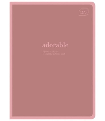 4X ZESZYT A5, 60 KARTEK, LINIA Z MARGINESEM, HYBRID WORDS INTERDRUK