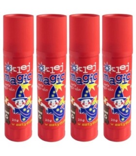 4 szt. x klej w sztyfcie Magic 20g Kamaben