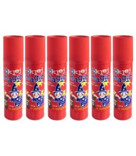 6 szt. x klej w sztyfcie Magic 20g Kamaben