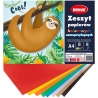 Wycinanka zeszyt A4 papierów kolorowych samoprzylepnych 8 kart REXUS BENIAMIN