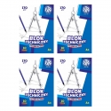 4x Blok techniczny biały A3 ASTRA 10 arkuszy 170g