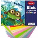 Blok rysunkowy kolorowy REXUS Benjamin A4 16 kartek, 80-100g/m2
