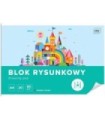 Blok rysunkowy kolorowy REXUS Benjamin A4 16 kartek, 80-100g/m2