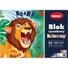 Blok rysunkowy kolorowy REXUS Benjamin A3 16 kartek, 80-100g/m2