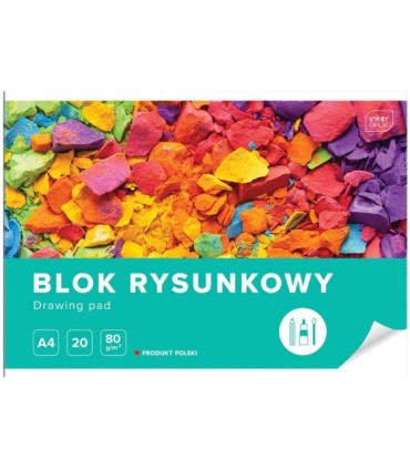 Blok techniczny biały REXUS Benjamin A4 10 kartek, 150g/m2