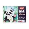 Blok techniczny kolorowy REXUS Benjamin A4 10 kartek, 150g/m2