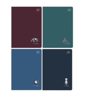 4X ZESZYT A5, 16 KARTEK, KRATKA, IT IS SIMPLE, ŚCIĄGI, INTERDRUK