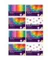 8 SZT. X BLOK RYSUNKOWY KOLOROWY, A4, 10 KARTEK, 80g, INTERDRUK