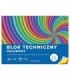 8 SZT. BLOK TECHNICZNY KOLOROWY A3 INTERDRUK 10 ARKUSZY, 160g/m2