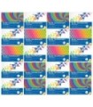 20 SZT. X BLOK TECHNICZNY KOLOROWY A3 INTERDRUK 10 ARKUSZY, 160g/m2