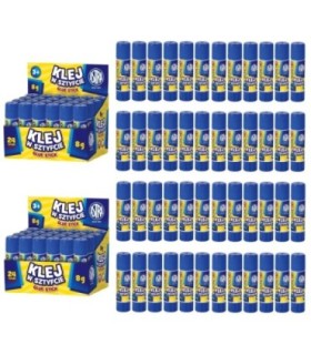 48 x KLEJ SZKOLNY ASTRA W SZTYFCIE 8 g SUPER MOCNY, NIE MARSZCZY PAPIERU