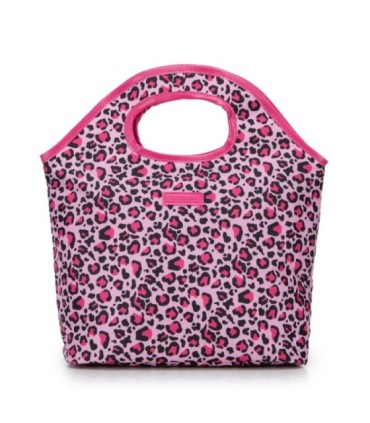 Wittchen torba na lunch / jedzenie z termoizolacją, różowo - czarna