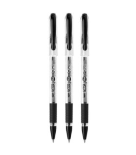 3 SZT. X DŁUGOPIS ŻELOWY BIC GEL-OCITY STIC CIENKA KOŃCÓWKA 0,5MM, CZARNY