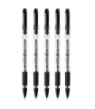 5 SZT. X DŁUGOPIS ŻELOWY BIC GEL-OCITY STIC CIENKA KOŃCÓWKA 0,5MM, CZARNY