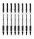 8 SZT. X DŁUGOPIS ŻELOWY BIC GEL-OCITY STIC CIENKA KOŃCÓWKA 0,5MM, CZARNY